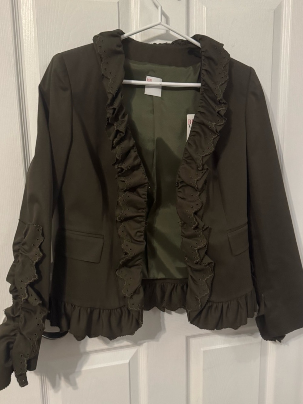 RED Valentino Ruffle Blazer 🤍 - Picture 3 of 8